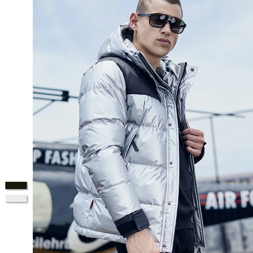 Winter Men's Down New Jacket High-quality Fashionable Cotton Coat Brand Men's Clothing