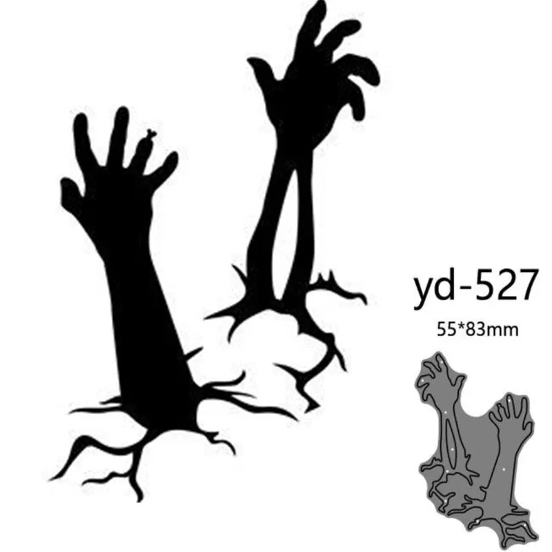 

Металлические Вырубные штампы Хэллоуин призрак ручное украшение для скрапбукинга бумажный нож для рукоделия форма лезвие перфоратор траф...