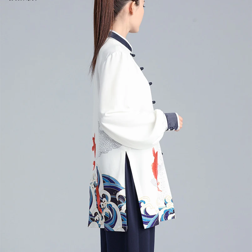 Новая форма для Тай Чи китайское платье кунг фу Женский комплект из трех частей с