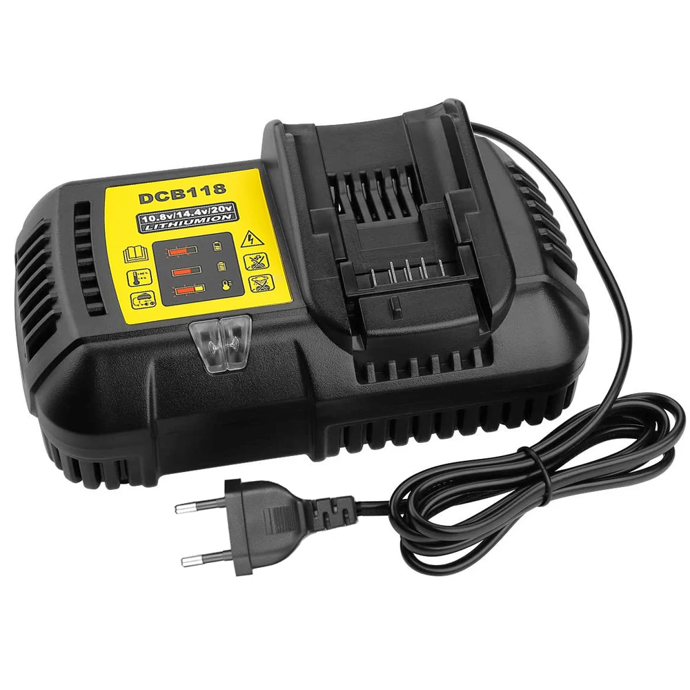 Зарядное устройство DCB118 10 8 a для аккумуляторов Dewalt 14 4 в 12 В 18 20 DCB200 DCB101 DCB115 DCB107 DCB105