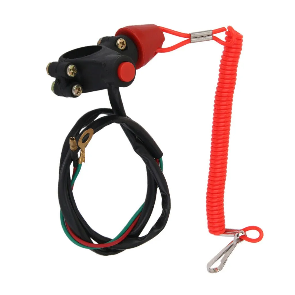 

Lanyard Engine Motor Kill Stop Switch Accessories DC 12V Outboard Universal