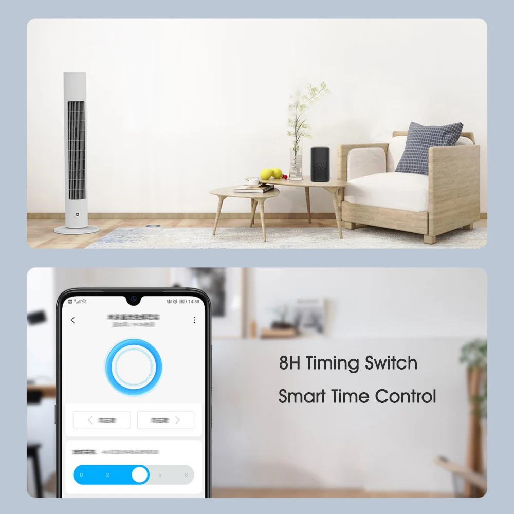 Беслопастной башенный вентилятор Xiaomi Mijia Home BPTS01DM устройство для преобразования