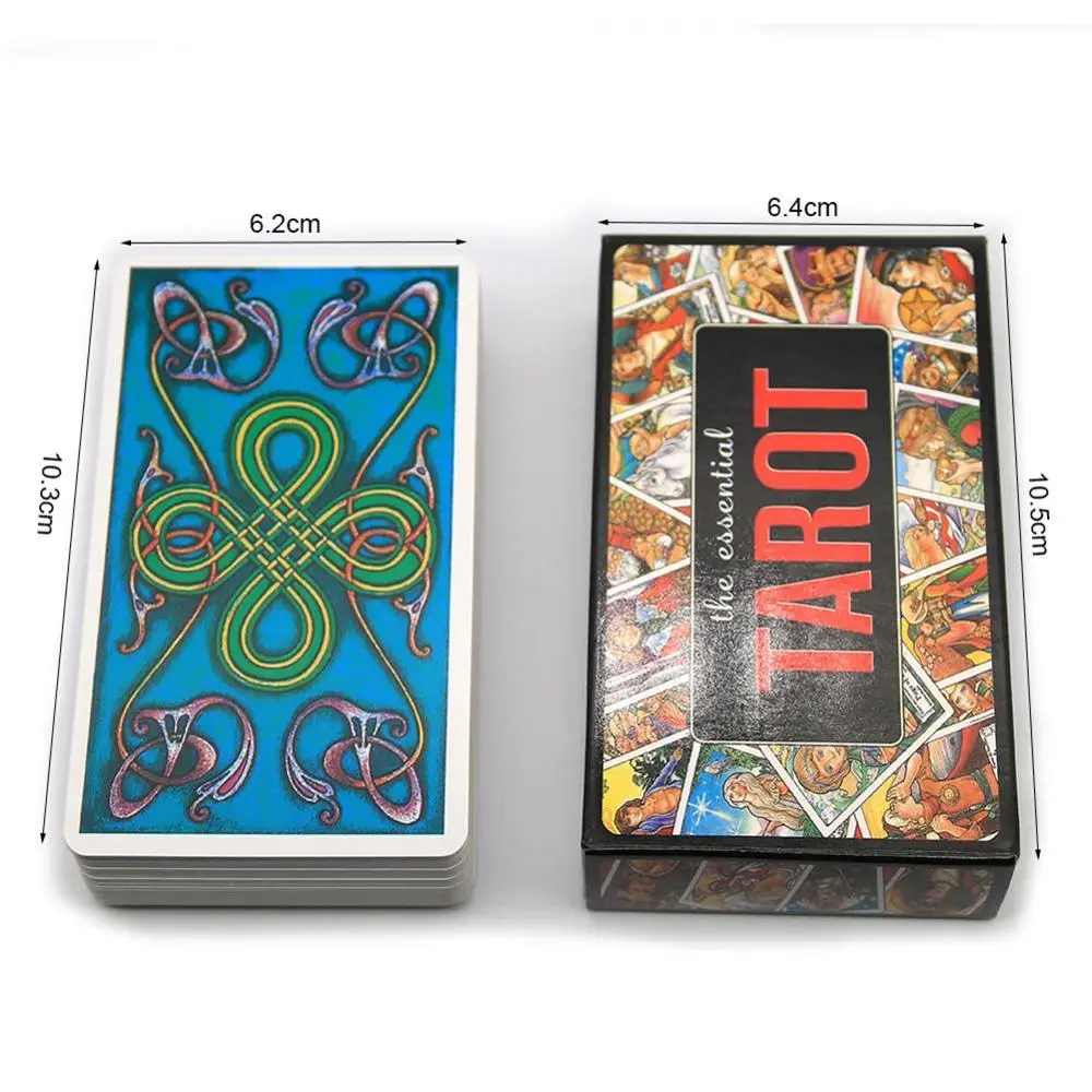 78pcs The Essential Tarot Deck Cards Game гадания Book and Card Set разблокировка секретов древнего и