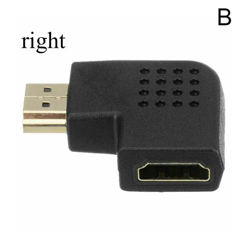 

The 90-degree male-female elbow adapter (HDMI-compatible1.4) can effectively protect high-definition cable connector
