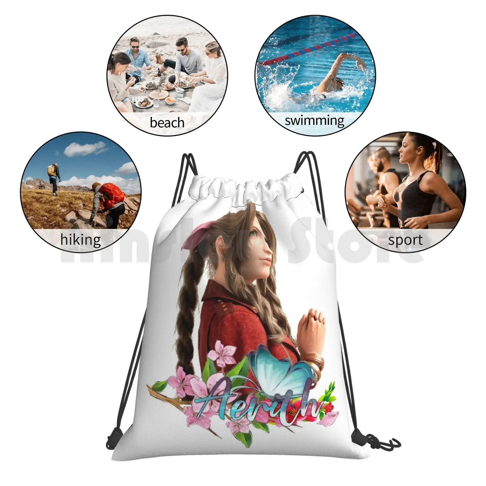 Рюкзак на шнурке для верховой езды и скалолазания 7 дюймов