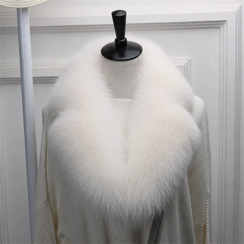 Натуральный Лисий мех воротник шарф костюм 100% натуральный Мех Воротник