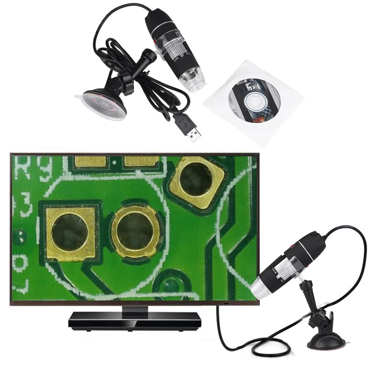 500X 8LED 0 3 MP цифровой микроскоп ручной эндоскоп инспекция фотографий компьютеры