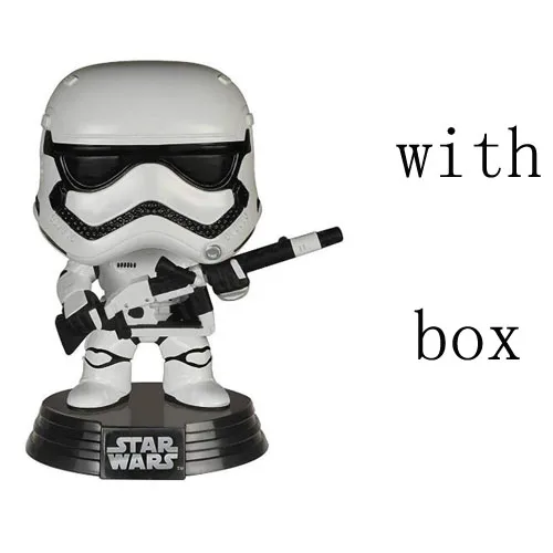 FirstOrder with box Звездные войны порг и первый заказ и боевой штурмовой танк Trooper 10 см Viny Модель Фигурки игрушки - Цвет: FirstOrder with box
