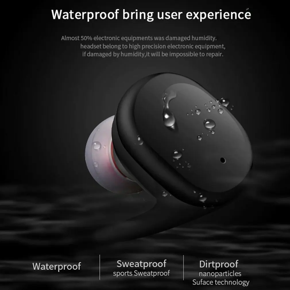 TWS беспроводные наушники 5 0 Bluetooth-совместимые с шумоподавлением Cancell гарнитура