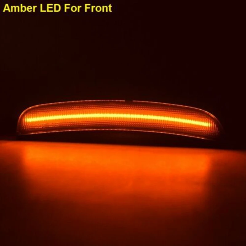 

4PCS Car Side Markers Lights Front/Rear Turn Signal Lamp LED Indicator for DODGE CHARGER 2015+