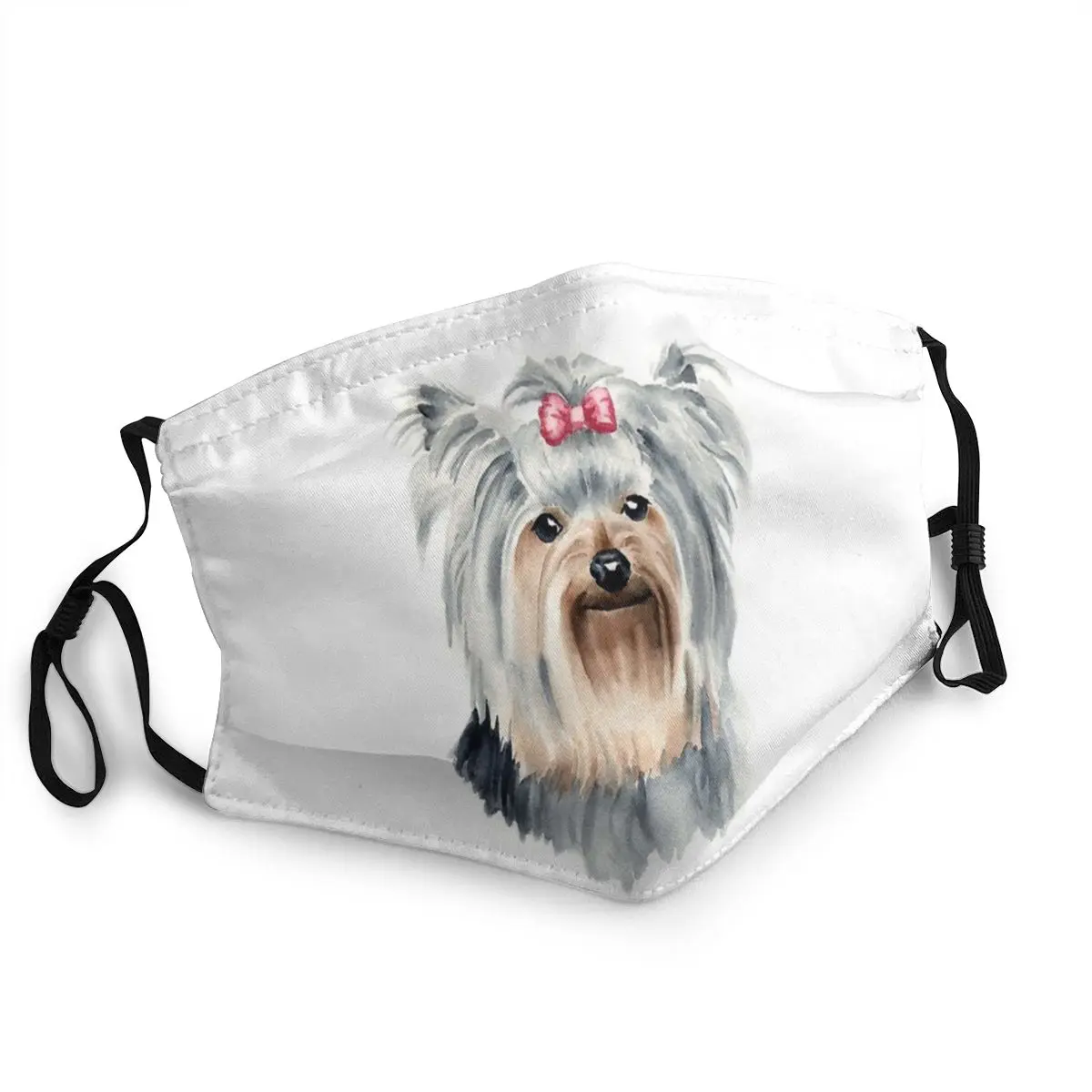 

Yorkshire Terrier Non-Disposable Face Mask Yorkie Animal Dog Puppy Anti Haze Anti Dust Protection Cover Respirator Mouth Muffle
