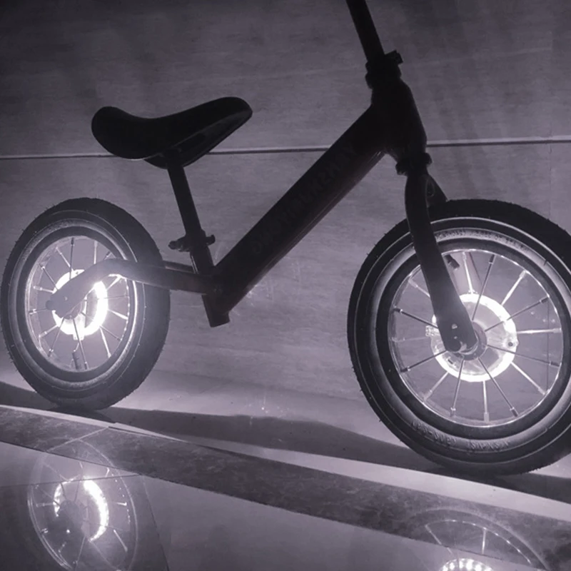 Детский автоматический фонарь для велосипедных колес умный задний с USB