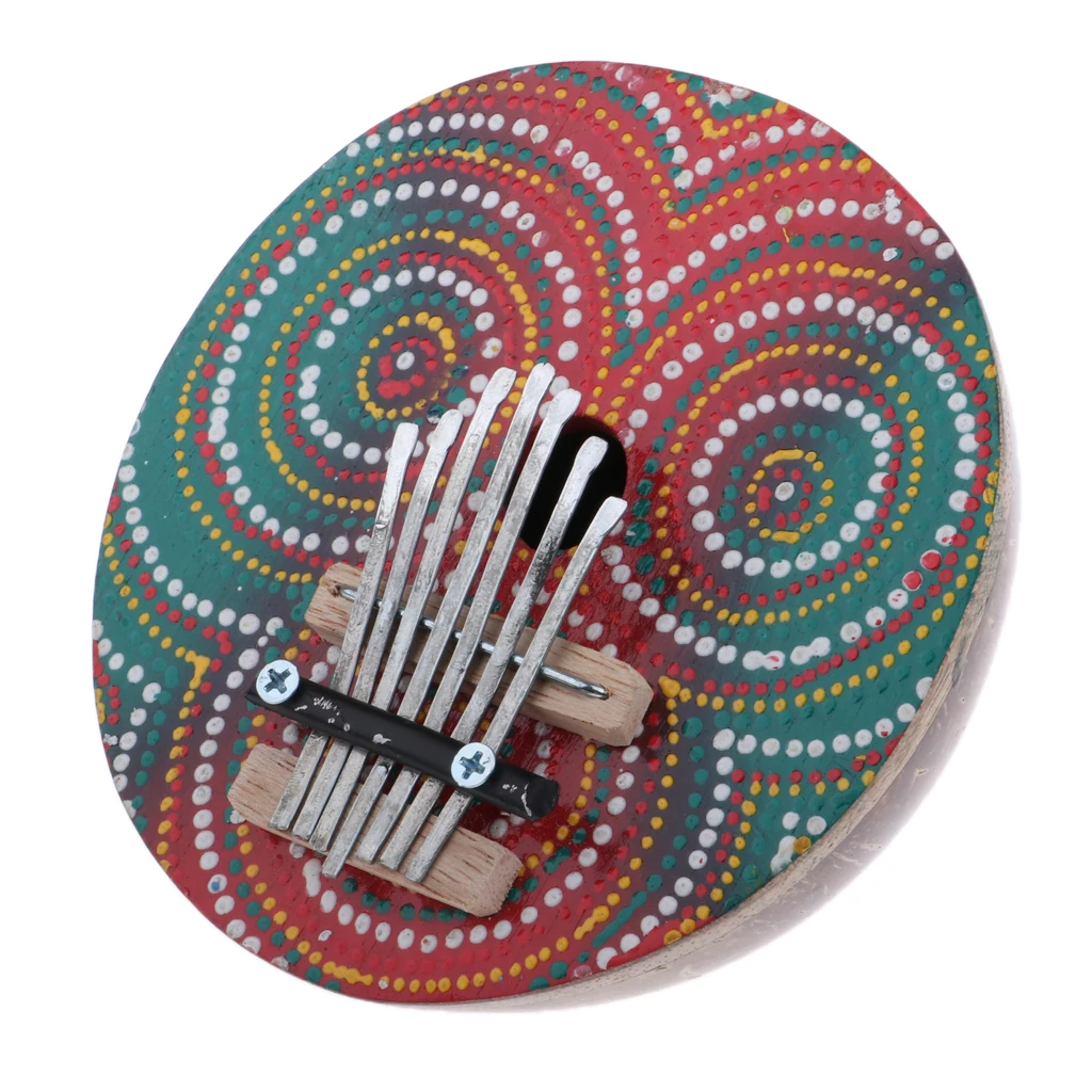 7 клавиш Kalimba палец большой пианино Mbira музыкальный перкуссионный
