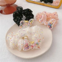 korean version of organza candy color wave point cute activity modeling bow tie hair band fairy princess headband