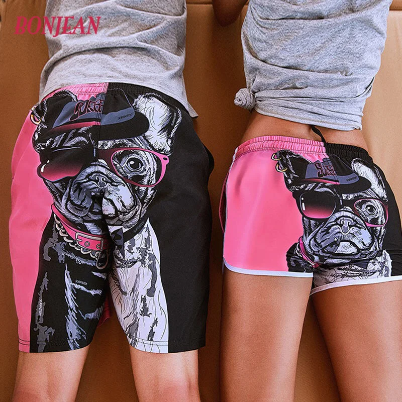 Пляжные штаны пара купальник быстросохнущие Повседневные Шорты для плавания