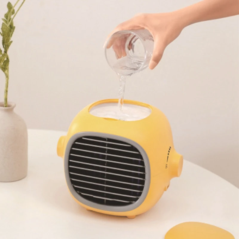 

USB Charger Fans Home Office Desktop Small Fan Refrigeration Air Conditioning Mini Air Conditioner