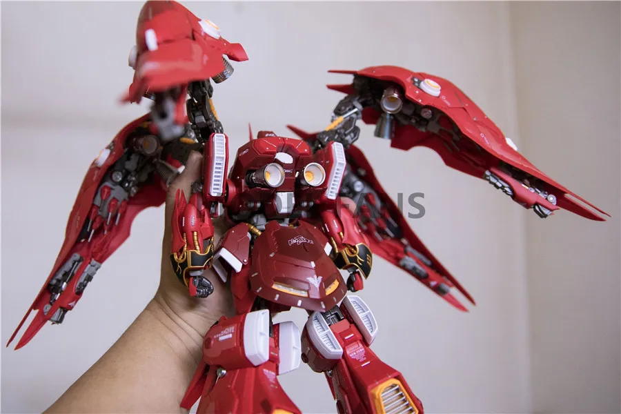 Модели вентиляторов AnaheimFactoryModels MB metalbuild 1/100 кшатриев красная версия аниме Gundam Unicorn фигурку робот игрушка