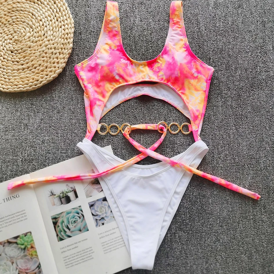 

Sexy Snake Print Swimwear Women 2020 Leopard One Piece Swimsuit Female Thong Bikini Set Monokini Swimming for Woman Bathing Suit
