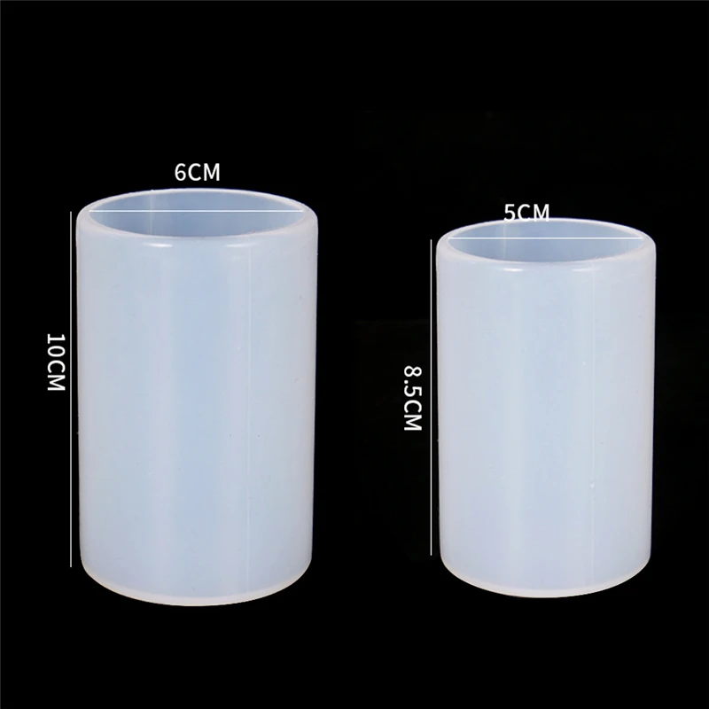 

Cylinder Silicone Mold Resin Candle Mould Crystal Glue Casting Mould Candle Holders Home Jewelry Making Succulents Clay Molds