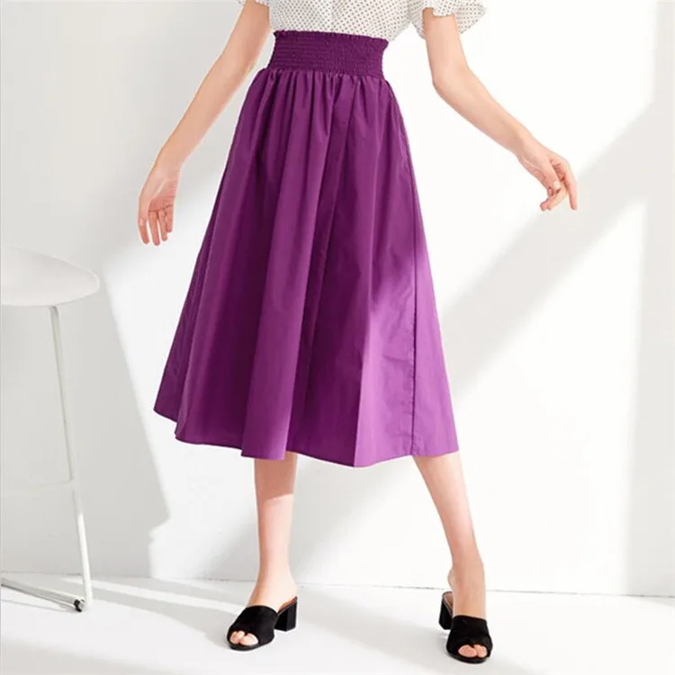 New Spring Autunm Elegant maxi long Skirts Womens Office Skirt Cotton linen plus size 5XL 6XL 7XL elegant skirts
