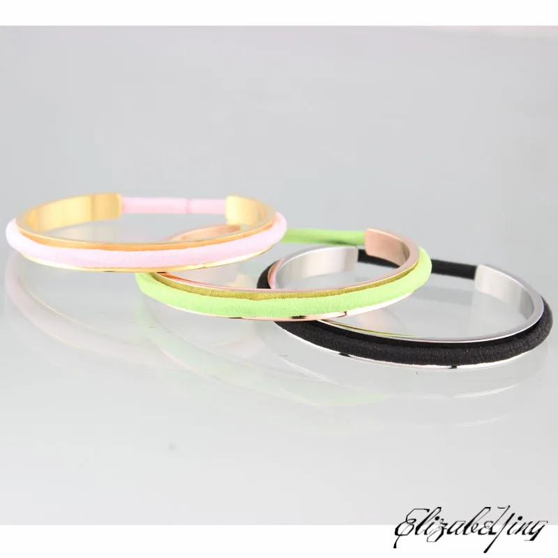 Модные родственная душа вдохновляющие 7 мм браслет из нержавеющей стали открытые