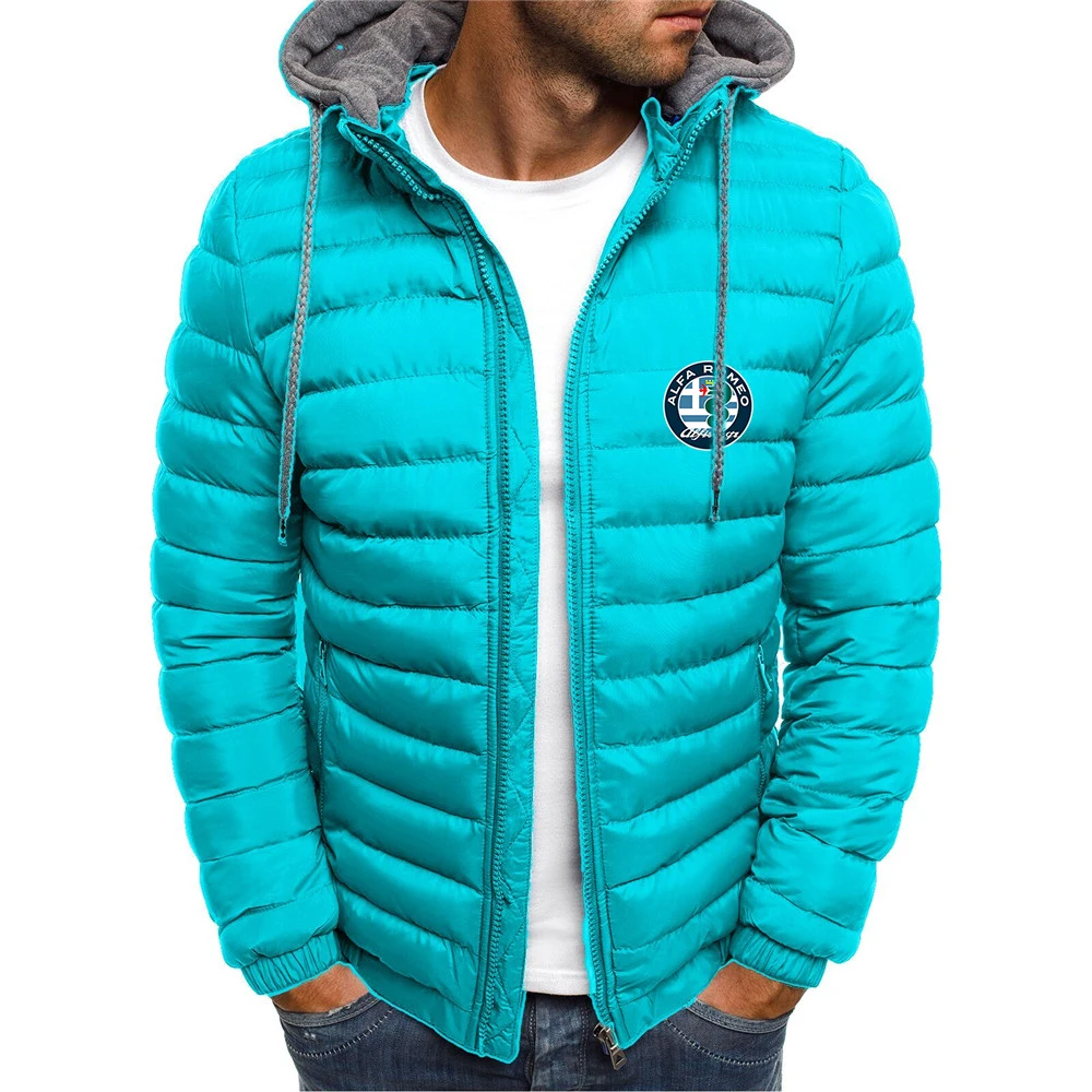 

2021 Autumn and winter Alfa Romeo Logo High quality Men's hooded sweatshirt man's printing long sleeve fashion male hoodie