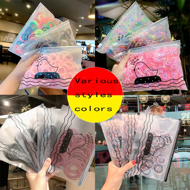 

Elastic Hair Bands for Women Girls Headwear Ponytail Holder Scrunchies Rubber Rope String Hair Ties Hair Accessories Ornaments