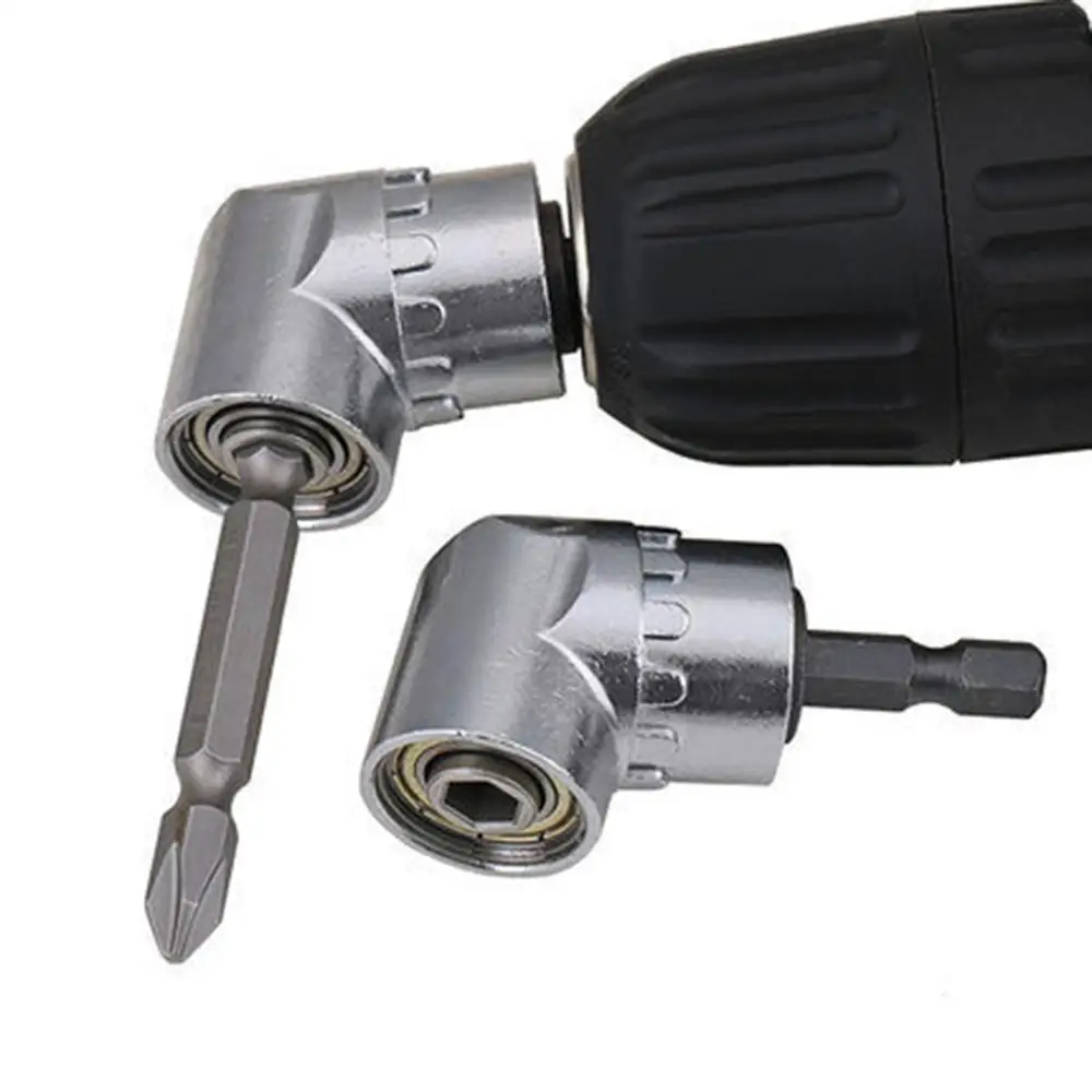 105 Degrees Angle Extension 1/4 Inch Hex Drill Bit Screwdriver Tool Drilling Turning Head Socket Holder Adaptor | Дом и сад