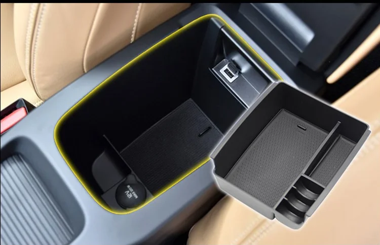 

For Volvo V40 V40CC Console Central Armrest Storage Box Container Tray Car Organizer Accessories