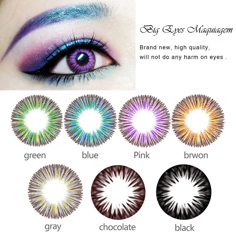 1 пара Прекрасные Многоцветные украшения для косплея инструменты макияжа глаз