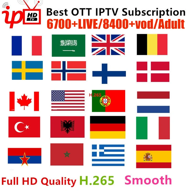 Европейский 6000+ каналов IP tv подписка Франция Португалия Бельгия Нидерланды Бельгия Италия для взрослых IP tv M3U Smart Android tv box