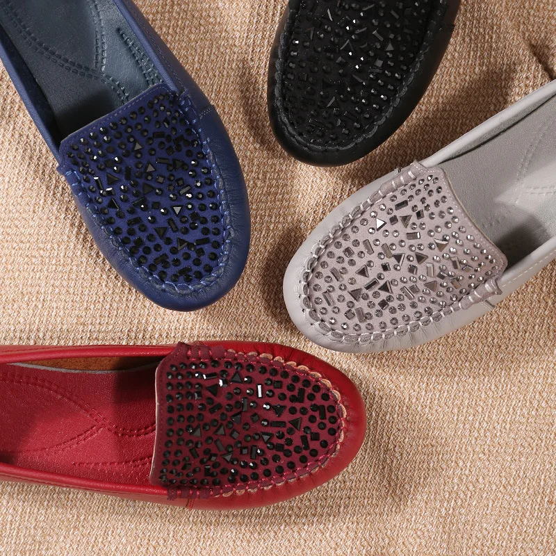 Прогулочная обувь из натуральной кожи женские прозрачные ботинки эспадрильи