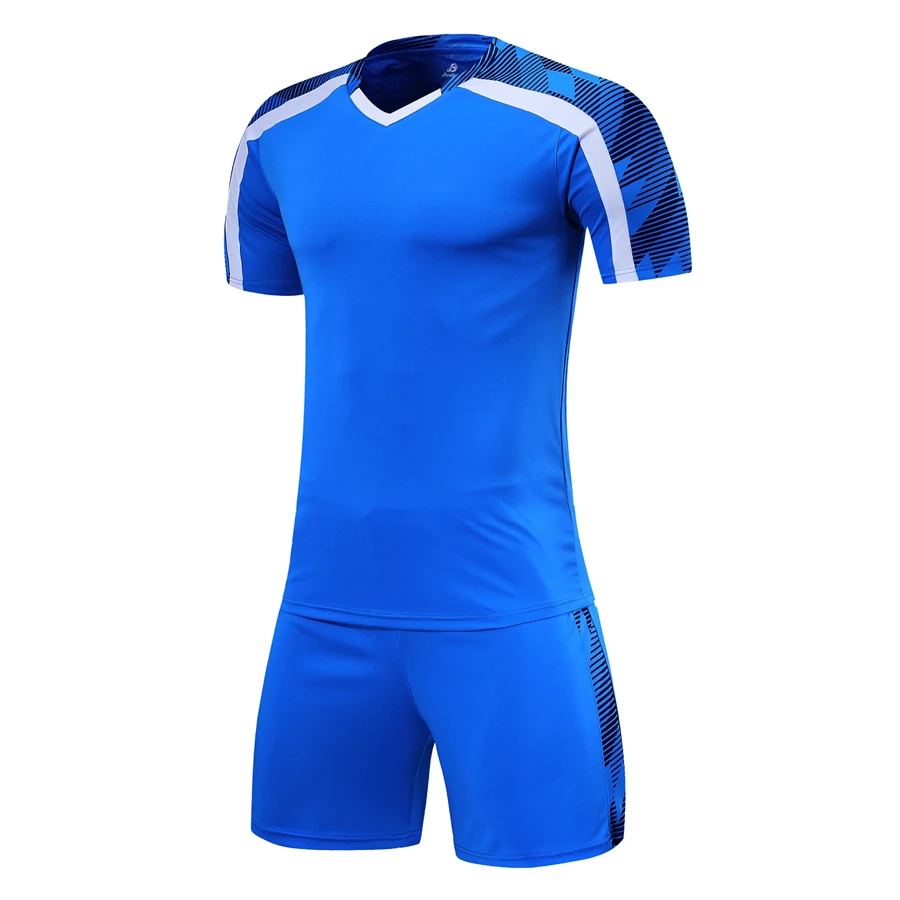 2019 Детская Футбольная Униформа мужские футболки комплект тренировочный костюм