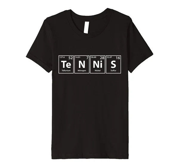 

Tennis Periodic Table Elements Spelling Men's T-Shirt