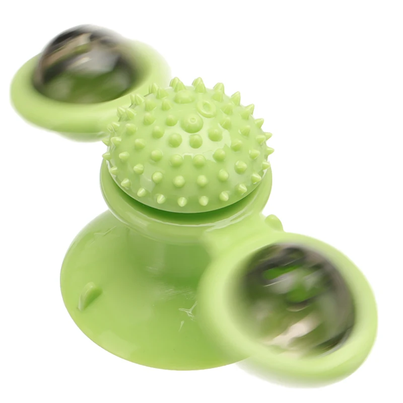 Ветряная мельница 3 цветов игрушки для кошек с щеткой головоломка вращающаяся