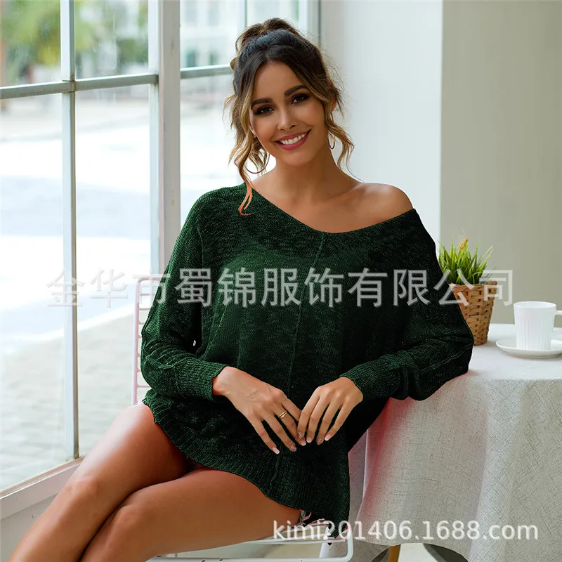 

Womens Sweaters 2020 Autumn Korean Sweater Casual Pullovers Knitted Sweater Long Sleeve Plus Size