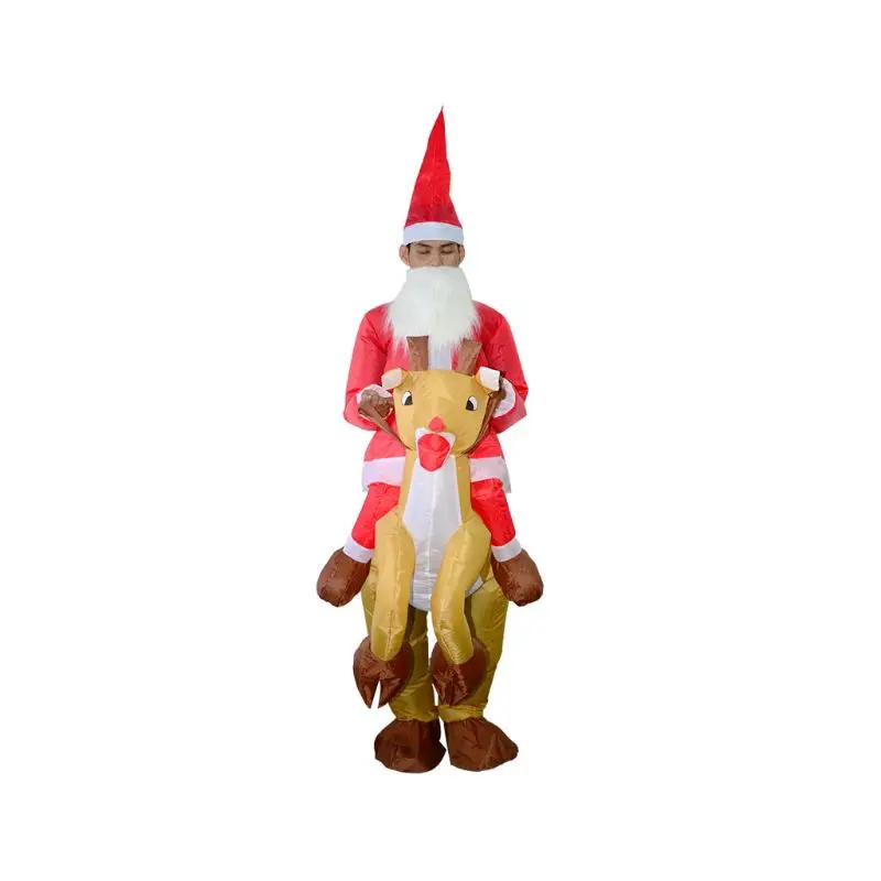 

For Role Playing Party Prop Christmas Carnival Santa Elk Inflatables Spoof Party Spoof Costumes
