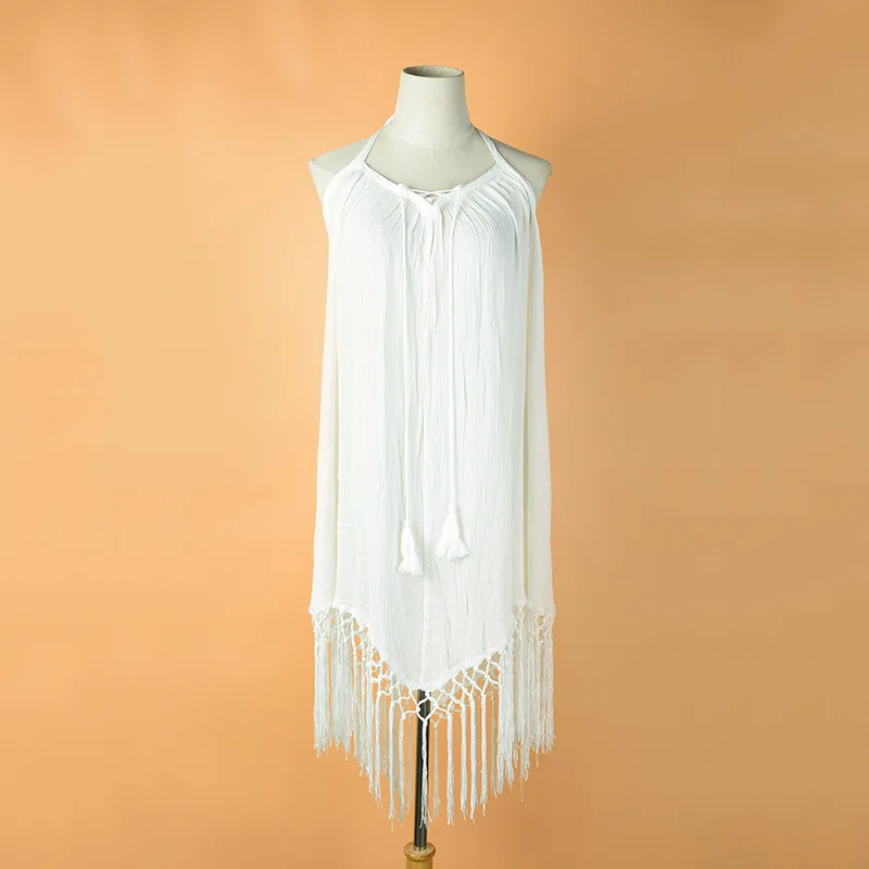 NAIDEY летний женский кафтан Пляжная накидка 2020 Новое шифоновое бикини туника