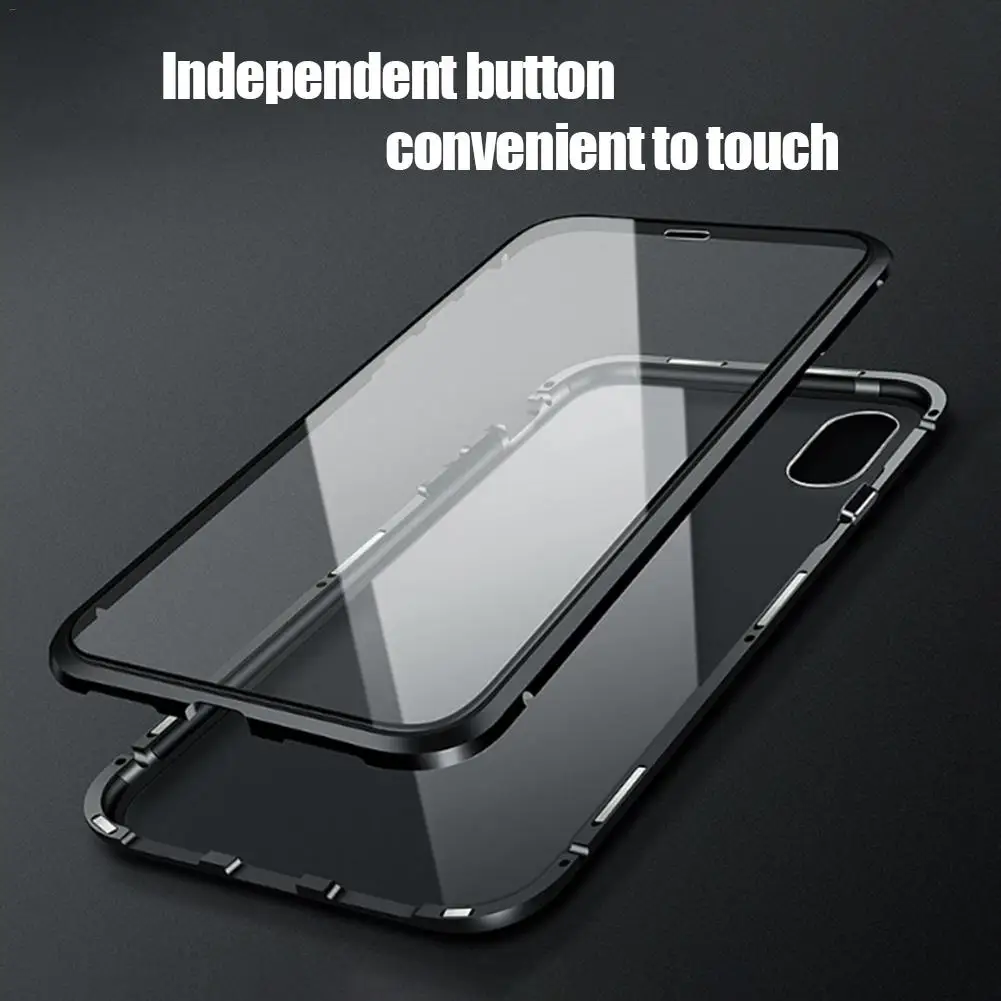 Двухсторонний чехол для телефона из закаленного стекла Iphone Xs Max инновационные