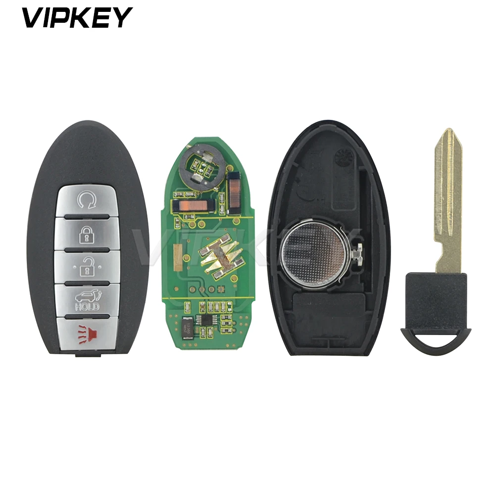 REMOTEKEY для Nissan Patrol Смарт дистанционные брелки ключей 4 + 1 Тревожная Кнопка 433 МГц ID46