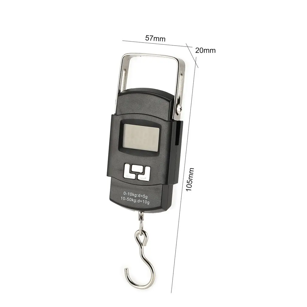 

50kg 5g Lcd Screen Weight Digital Electronic Balance Digital Hanging Bag Scale With Backlight And Hook