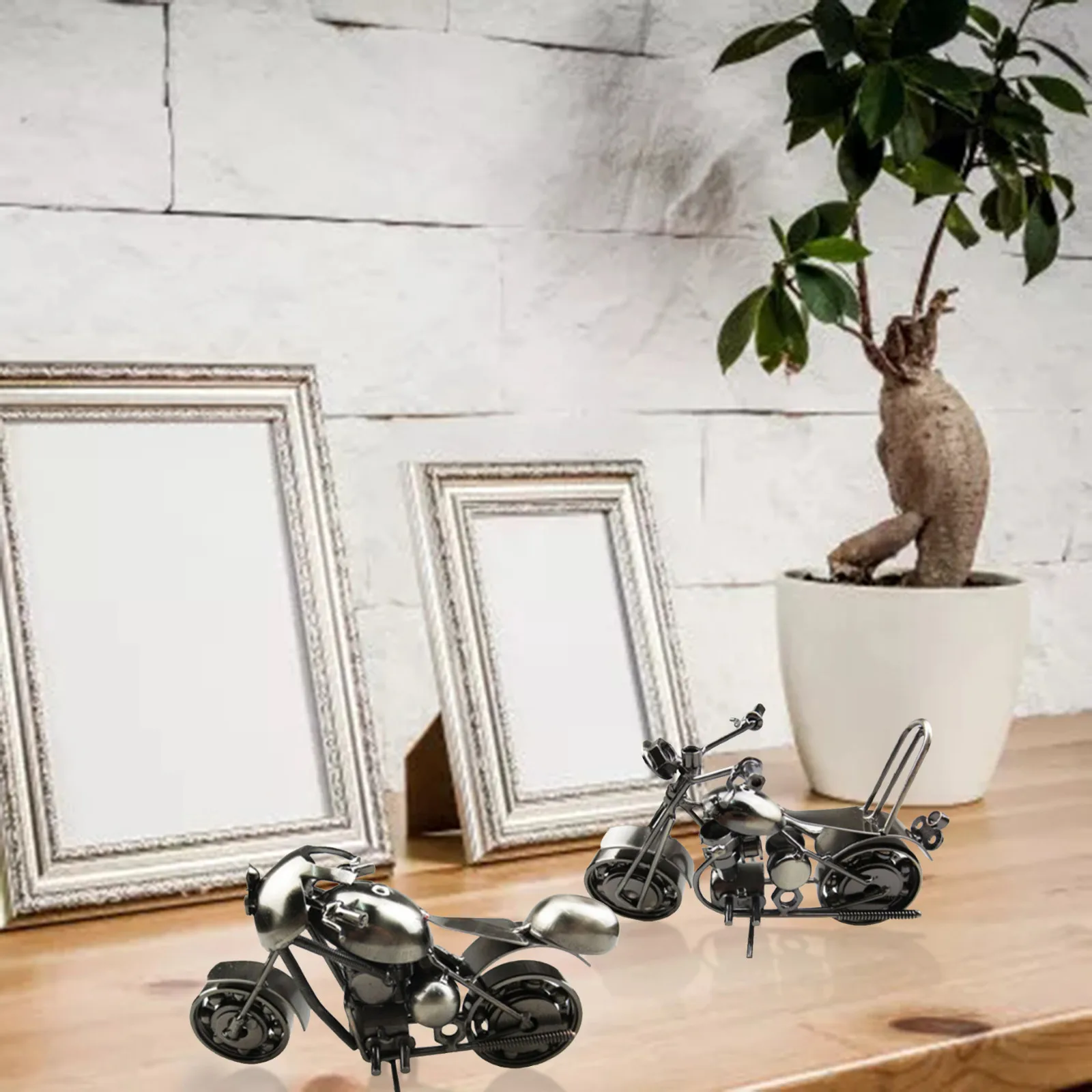 Модель мотоцикла Ретро фигурка мотора металлическое украшение ручной работы