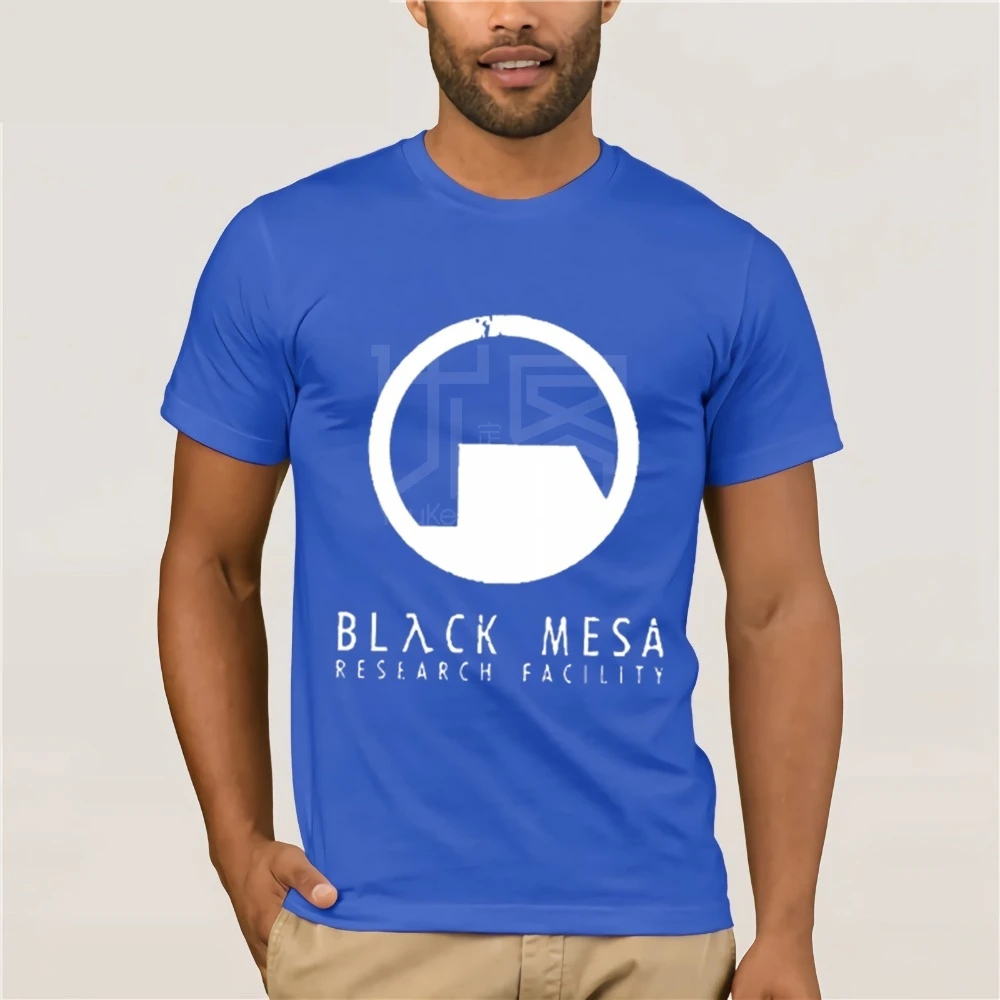 Black Mesa Half Life Футболка мужская крутая футболка европейские размеры-XXXL топы летние футболки хлопковая Футболка с круглым вырезом