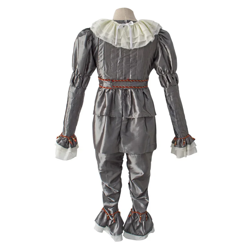 Movie Pennywise Adult Children Clown Joker Cosplay Suit Halloween Party Costume for Men Women | Тематическая одежда и