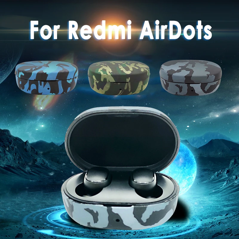 

Protective Cover For Redmi AirDots Headphones Shockproof Silicone Case Anti-fall Earphone Protective Cover Accessories TXTB1