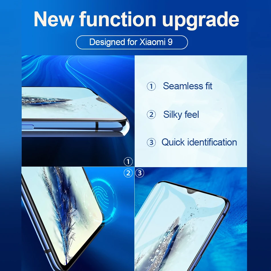 Алмазное закаленное стекло для телефона 7 8T 8 9 Pro Max Mi 9T K20 K30 Защита экрана защитное