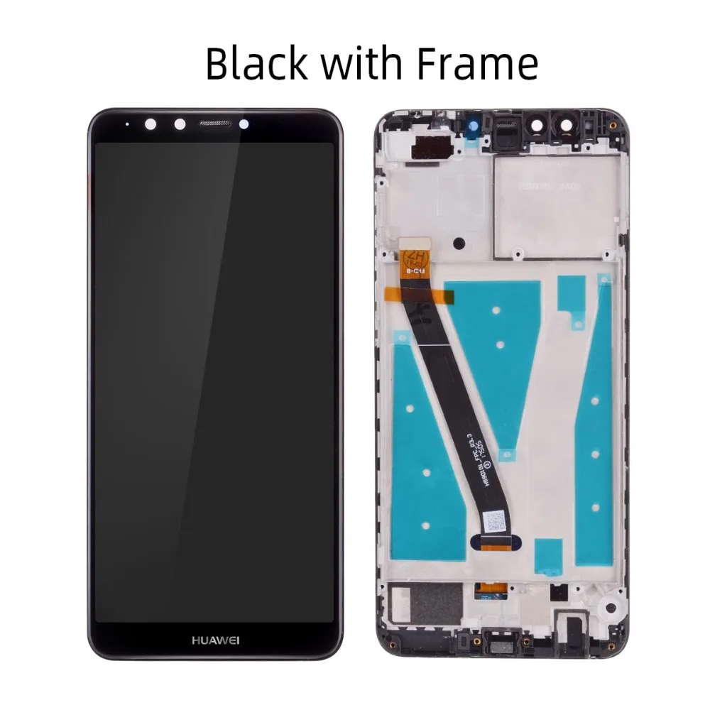ЖК+ рамка для HUAWEI Y9 ЖК-экран сенсорный экран дисплей с рамкой FLA L22 LX2 LX1 LX5 ЖК-дисплей сенсорный экран