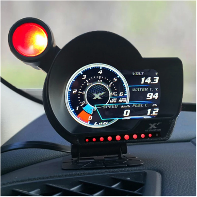 Цифровой смарт-измеритель LUFI XF OBD2 прибор для измерения скорости автомобиля масла