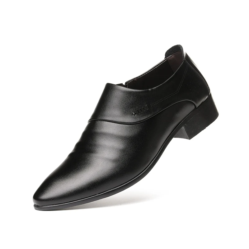 

Mazefeng High Quality Brand Men Formal Shoes Men Oxford Leather Dress Shoes Fashion Business Men Shoes Pointed Wedding Shoes 44