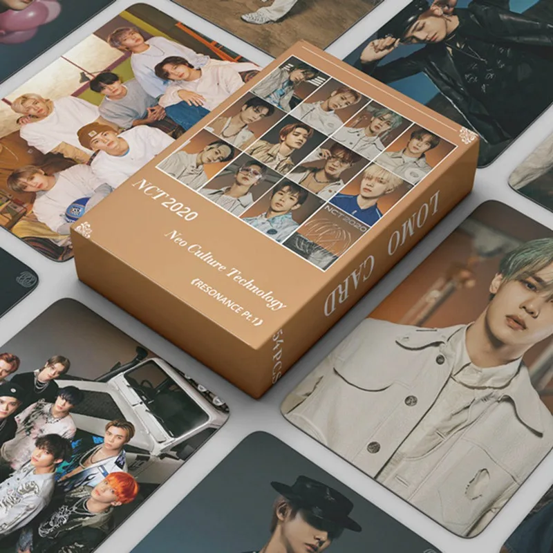 

54PCS/Box Kpop Stray Kids New Album GO LIVE LOMO Cards NCT 2020 RESONANCE Pt.1 Photocard Photo Cards For Fans Collection